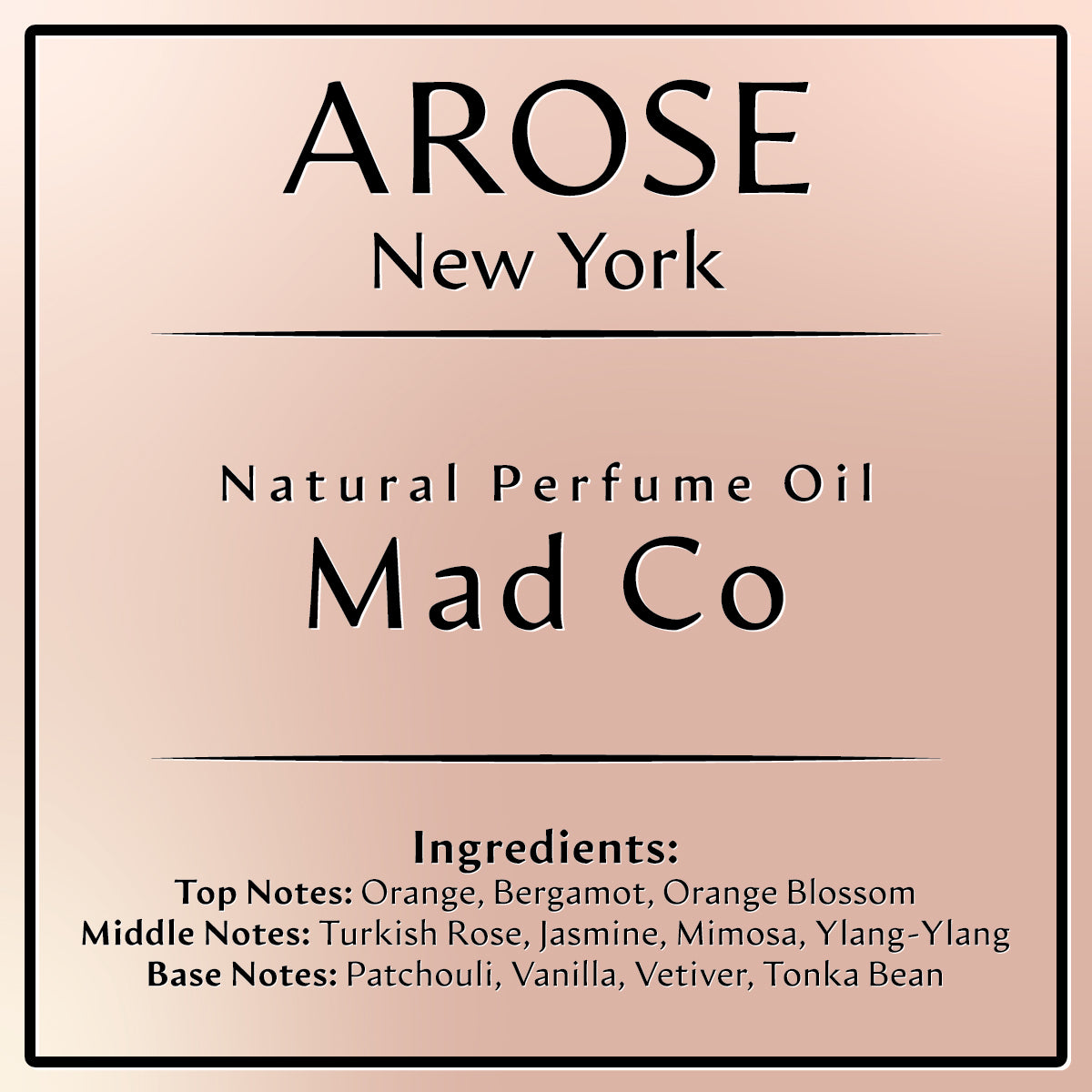 Mad Co Inspired By Coco Mademoiselle | Arose NY