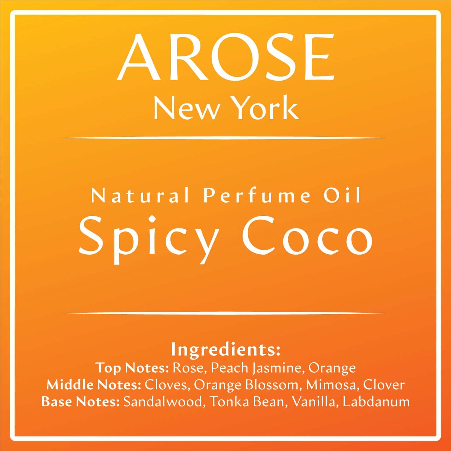 Spicy Coco Inspired by Coco | Arose NY