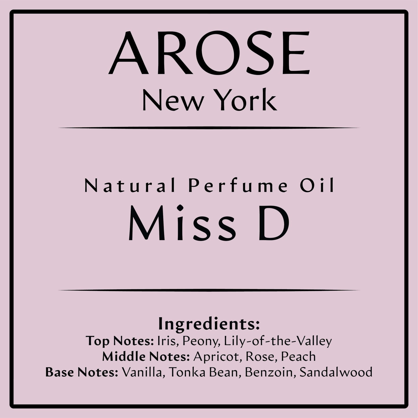 Miss D Inspired By Miss Dior | Arose NY