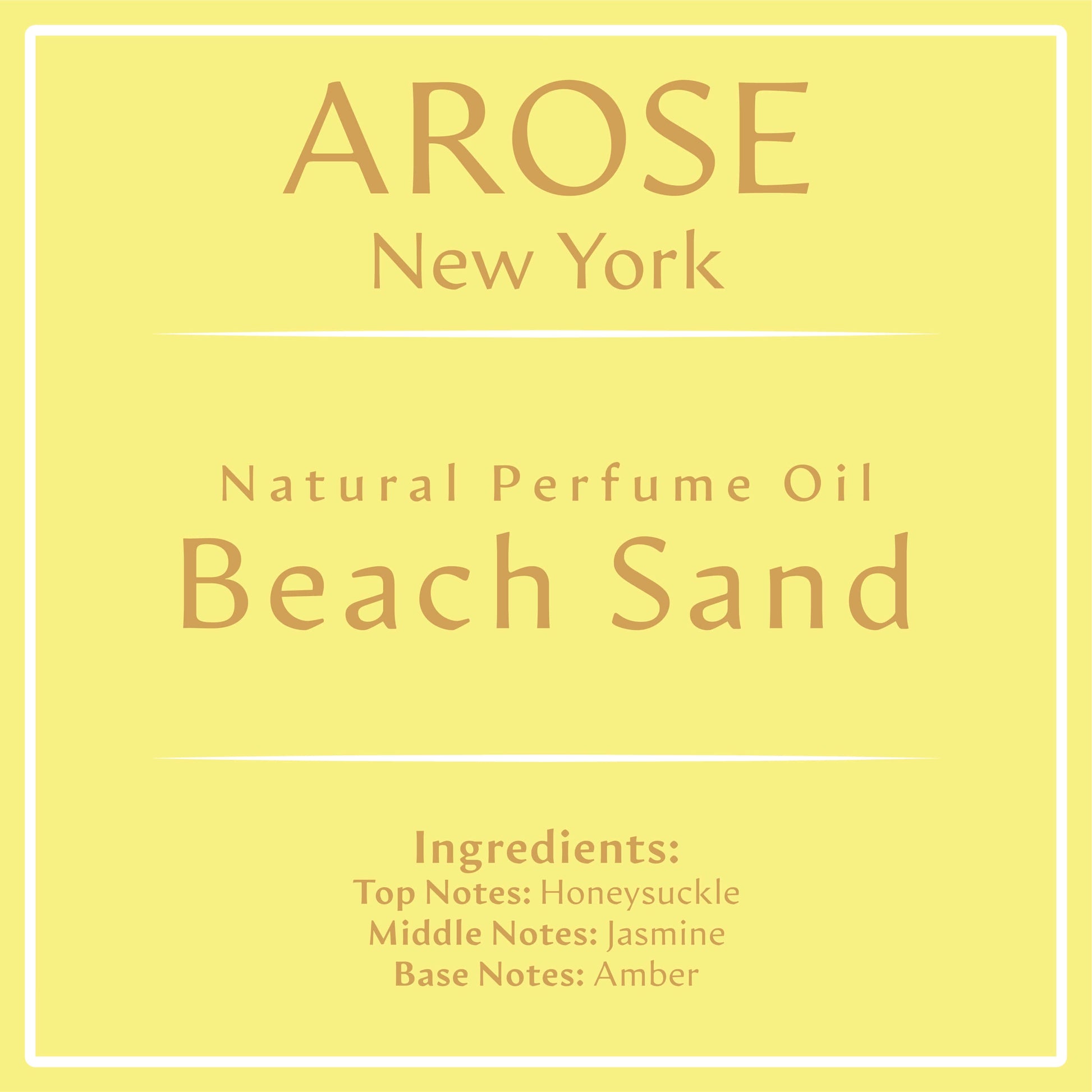 Beach Sand Inspired by Golden Sand | Arose NY