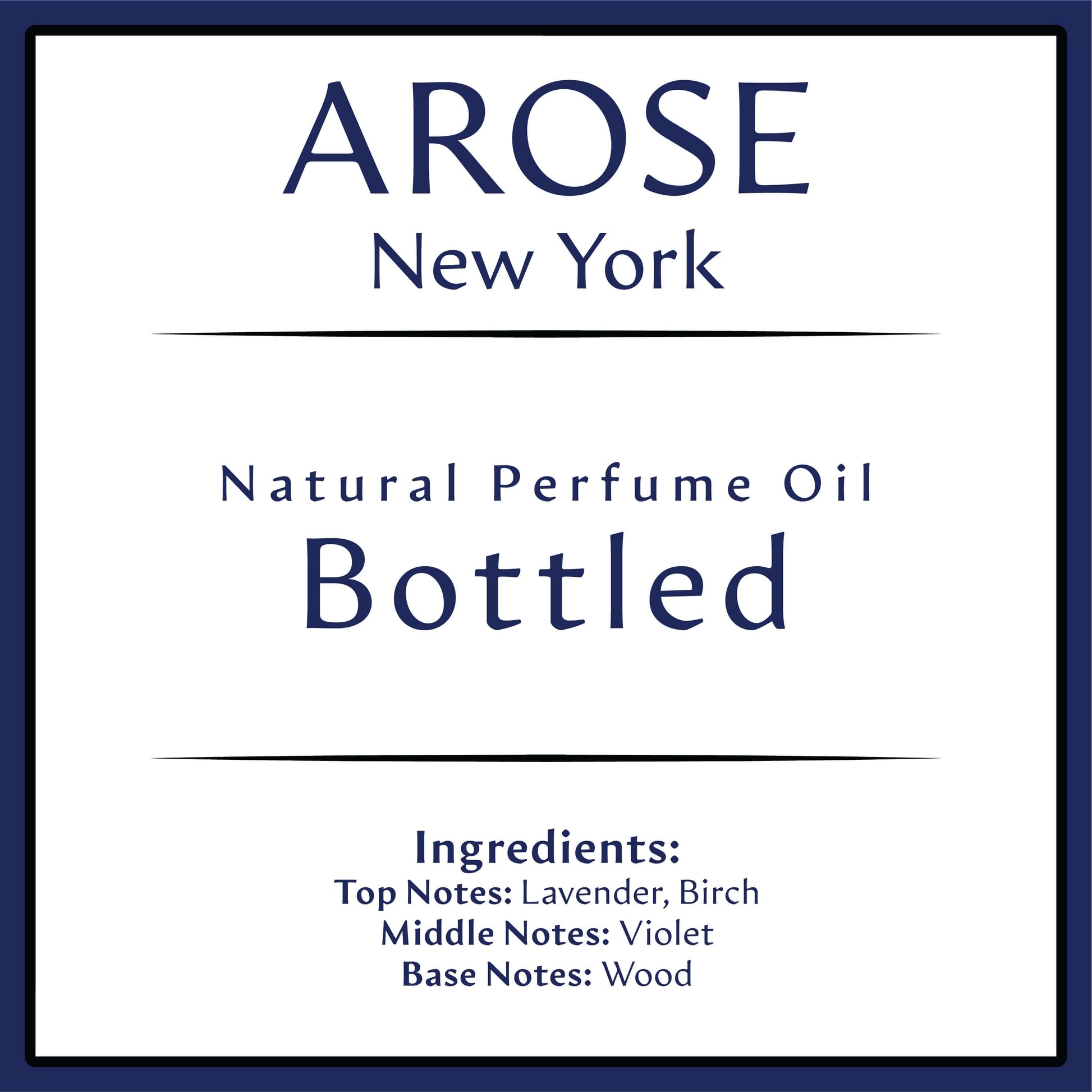 Bottled Perfume Oil Inspired by Bottled Night | Arose NY